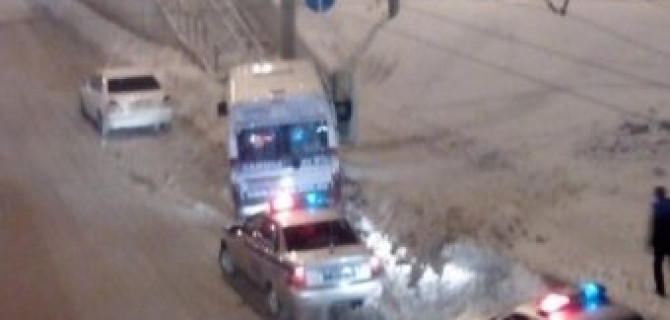 В Новосибирске при столкновении маршрутки со столбом пострадали три человека