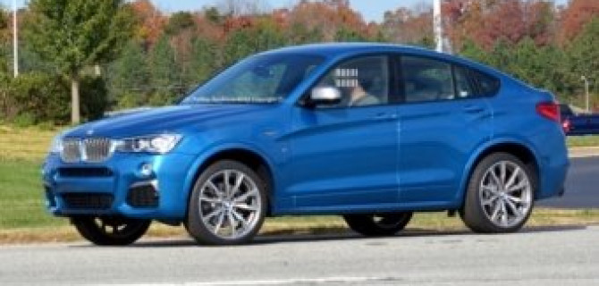 Появились фото нового поколения BMW X4 M40i