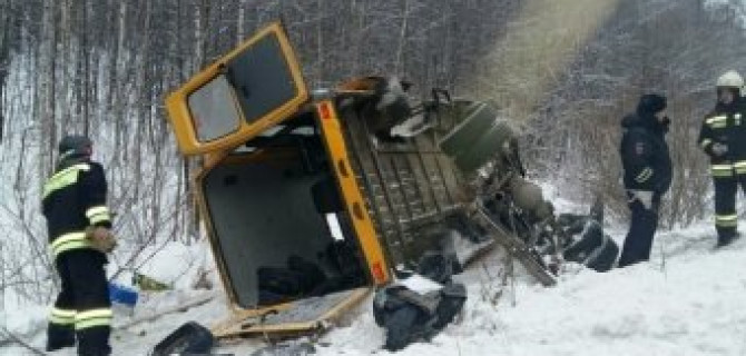 Под Верхней Пышмой в ДТП с автобусом пострадало пять человек