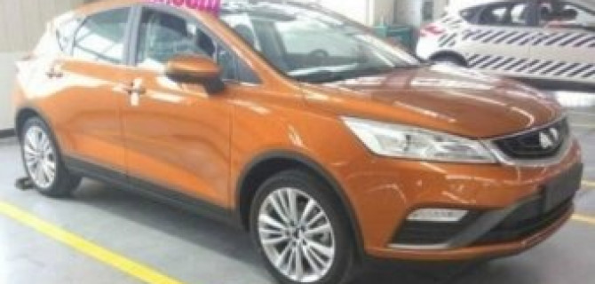 Появились новые изображения кроссовера Emgrand S7 от Geely