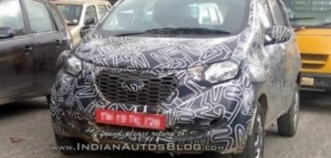 Компактный кроссовер Datsun Redi-Go вышел на тесты