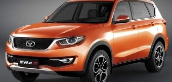 Chery выпустит новый кроссовер Cowin X3 в 2016 году