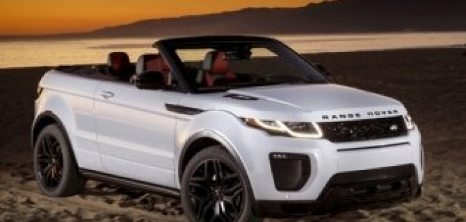 Стали известны рублевые цены кабриолета от Range Rover