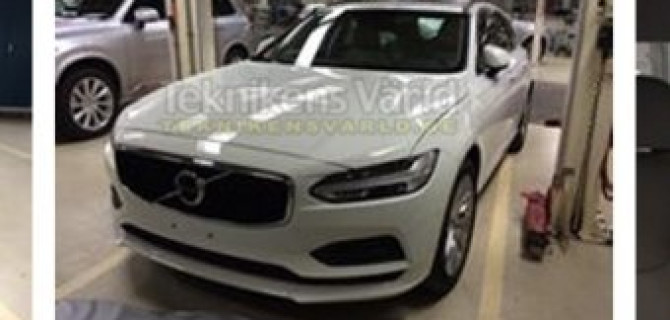 Универсал Volvo V90 засняли без камуфляжа