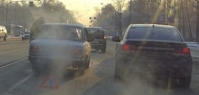 Гололедные аварии в Петербурге - проспект Энгельса