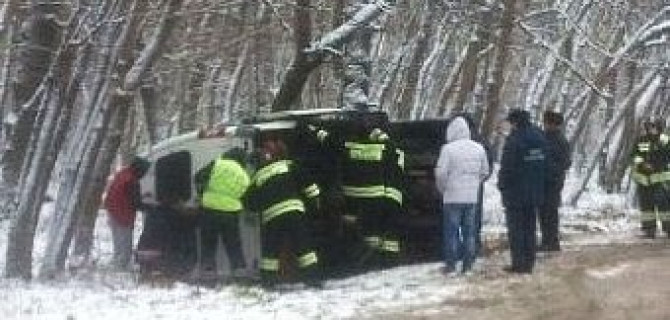 В Железноводске перевернулась маршрутка: есть пострадавшие