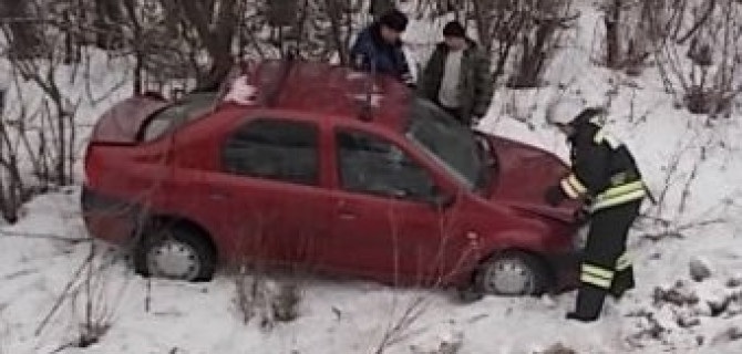 В Тульской области столкнулись Renault и Hyundai