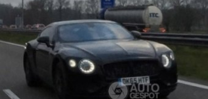 Bentley Continental GT 2017 в серийном кузове замечен на тестах в Нидерландах