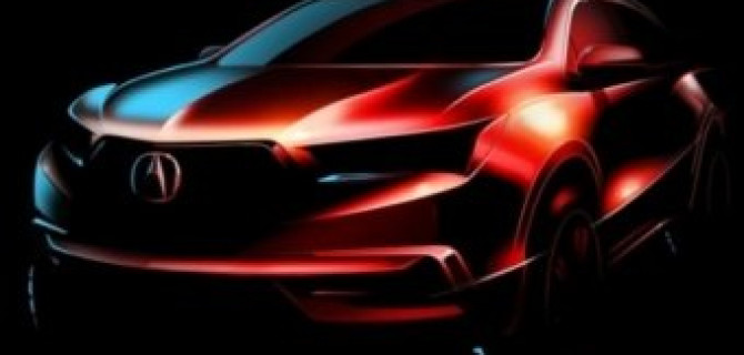 Новое поколение кроссовера Acura MDX дебютировало на официальном скетче