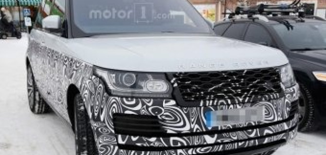 Обновленный Range Rover проходит зимние тесты