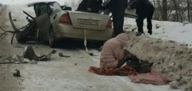 В Татарстане КамАЗ раздавил "Тайоту" - трое погибших