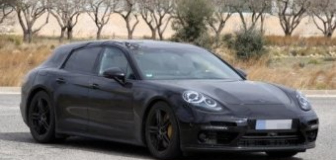 На тестах замечен новый универсал Porsche Panamera