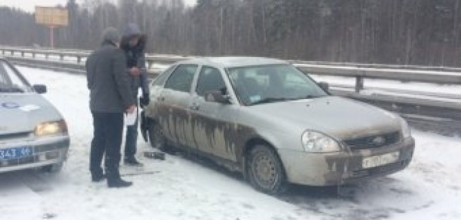 На Серовском тракте произошло несколько ДТП на одном участке дороги