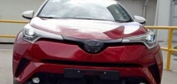 В Сеть выложили «живые» фото Toyota C-HR