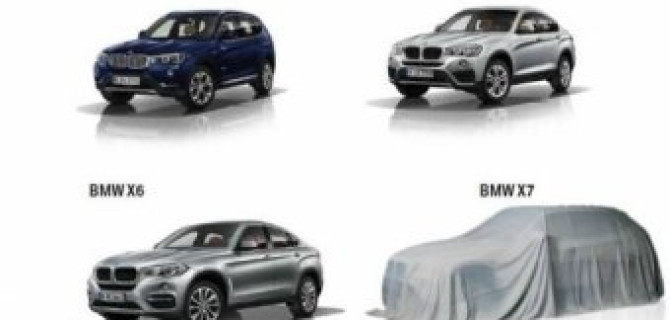 Появился тизер нового кроссовера BMW X7