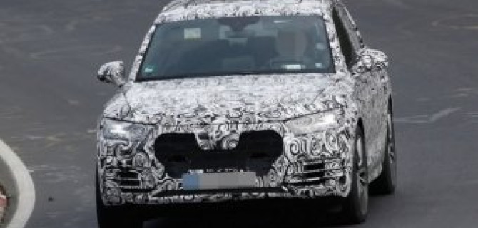 Audi Q5 тестируют на трассе Нюрбургринга