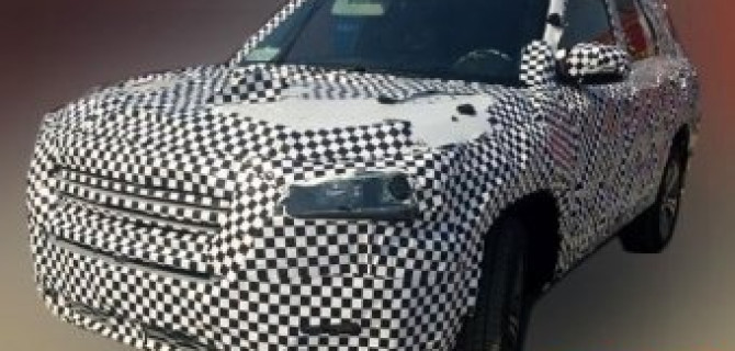 Внедорожник Changan CS95 замечен на дорогах Китая