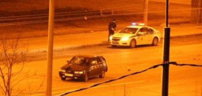 На Маршала Жукова УАЗ сбил девушку с собаками