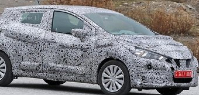 На тестах замечен новый Nissan Micra