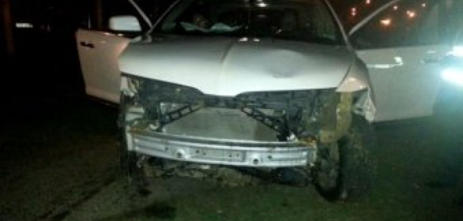 В Минске водитель разбил Linсoln, пытаясь поднять упавшую сигарету