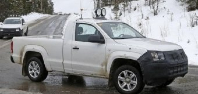 Обновленный Volkswagen Amarok проходит тесты