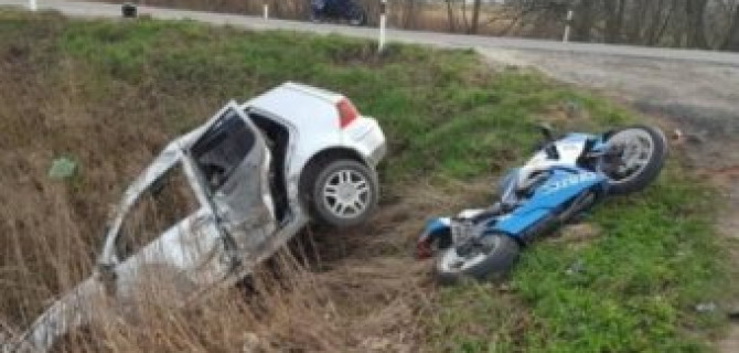 Под Светлогорском насмерть разбился мотоциклист