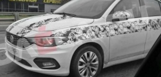 На дорогах Москвы замечен новый седан Fiat Tipo