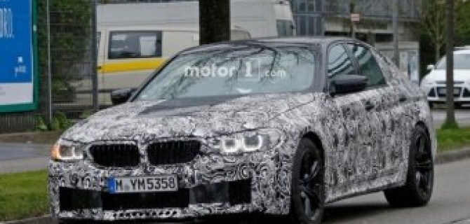 Новый BMW M5 проходит дорожные испытания