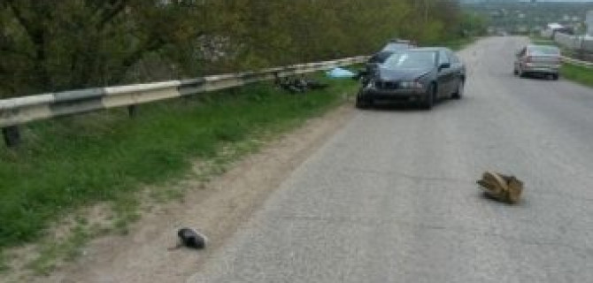 В ДТП с иномаркой на Ставрополье погиб байкер