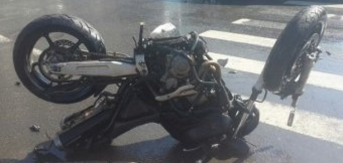 На Невском проспекте разбился мотоциклист