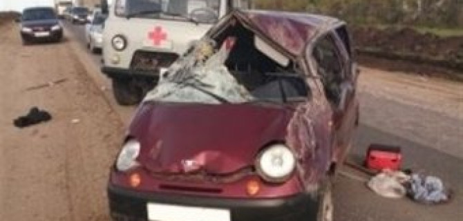 В Камышлинском районе погиб водитель Daewoo Matiz