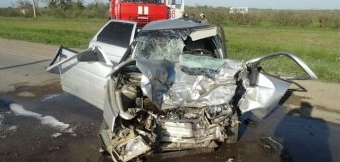 На Ставрополье в тройном ДТП погиб водитель