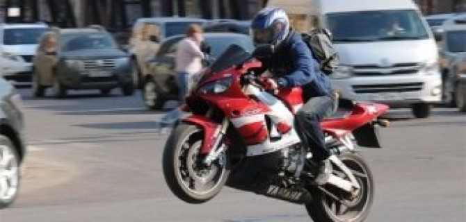 С начала года в Москве произошло почти 70 ДТП с участием мотоцикла