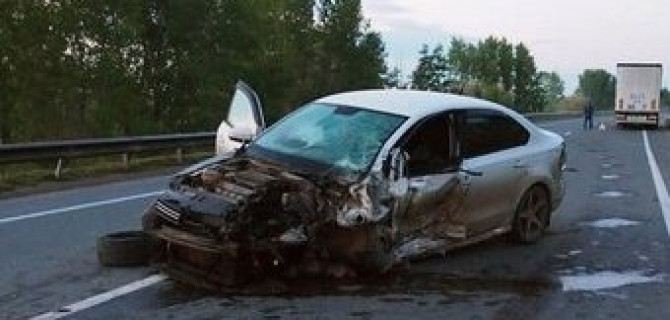 Под Самарой столкнулись «Ока» и Volkswagen: двое погибли