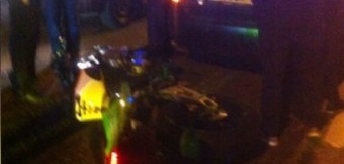 В Москве мотоциклист сбил пешехода и протаранил три машины