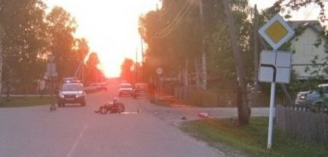 В Томской области в ДТП пострадала трехлетняя пассажирка мопеда