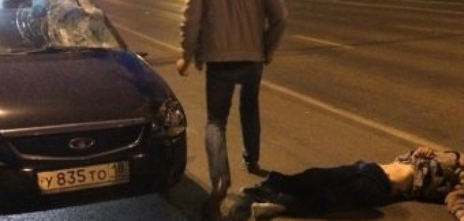 В Ижевске сбили пешехода на улице Удмуртской