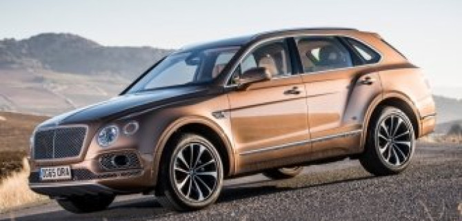 В России с начала года было куплено 34 Bentley Bentayga