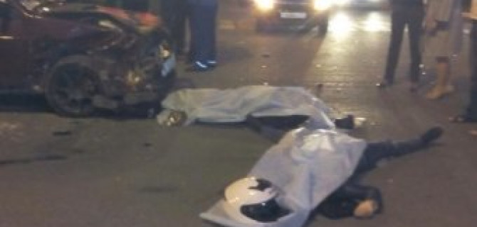 В Урае в ДТП с мотоциклом погибли два человека