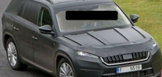 Новый Skoda Kodiaq замечен на тестах в Нюрбургринге