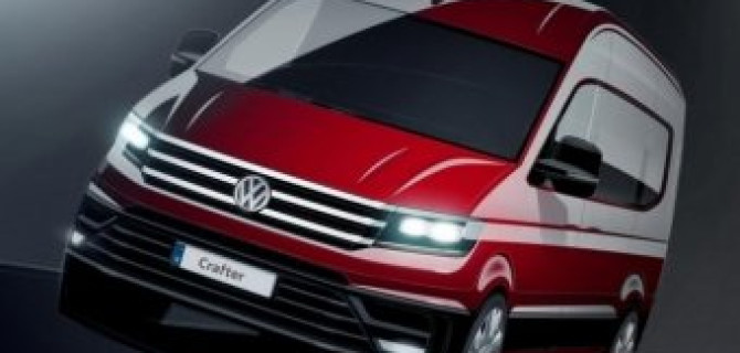 Volkswagen показали внешность фургона Crafter