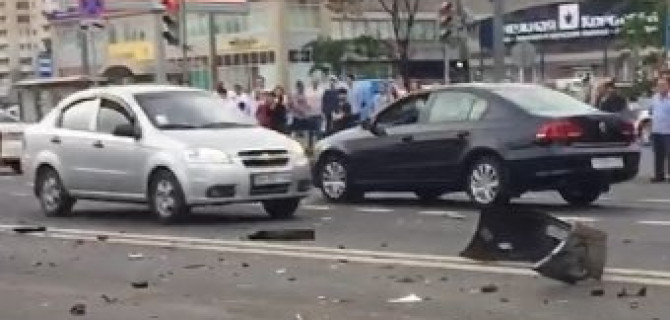 В Москве произошло тройное ДТП на Волгоградском проспекте