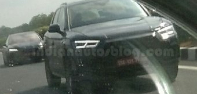 Новый Audi Q5 заснят фотошпионами