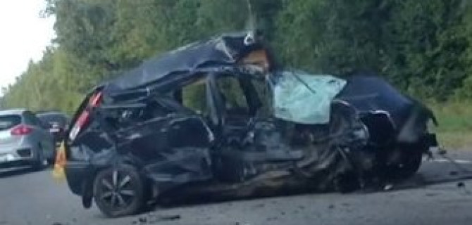 В Калужской области в ДТП с микроавтобусом погибли два человека