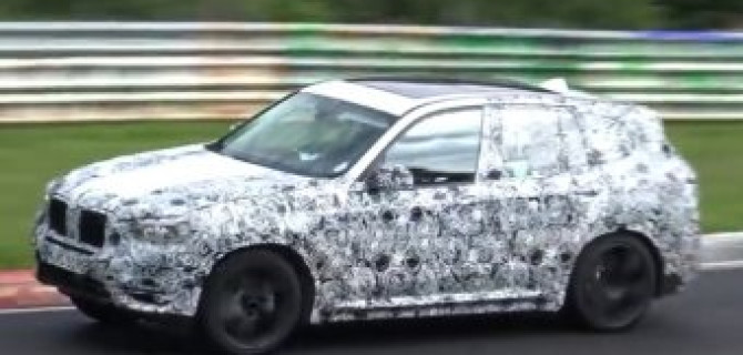 Новый «заряженный» кроссовер BMW X3 M проходит тесты