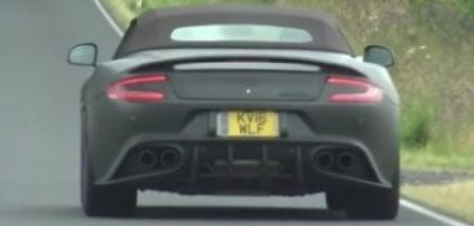 Новый Aston Martin Vanquish S Volante проходит тесты на Нюрбургринге