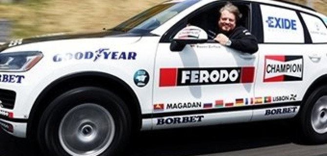 Новый мировой рекорд Райнера Цитлоу и Volkswagen Touareg