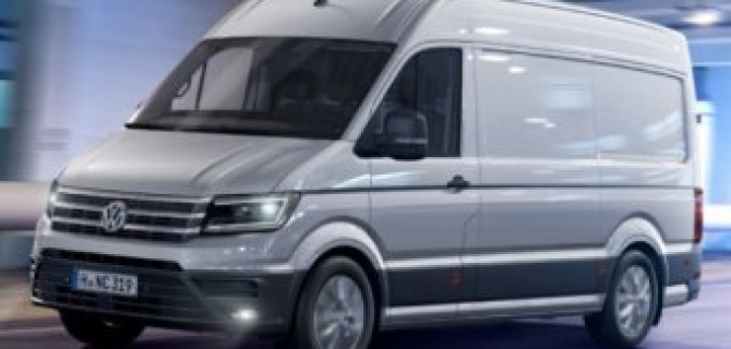 Volkswagen выложили фотографии нового поколения фургона Crafter