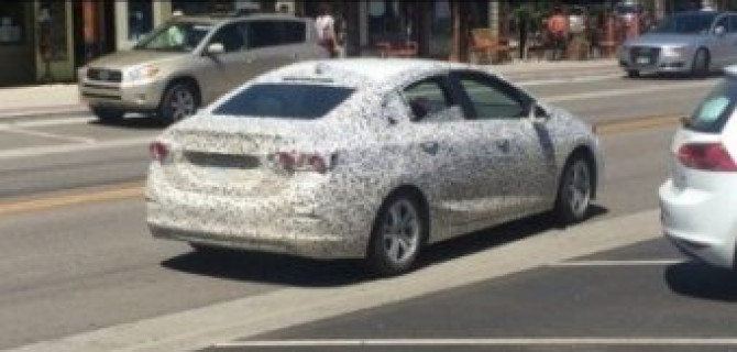 В Сеть выложили снимки нового седана Chevrolet Cruze