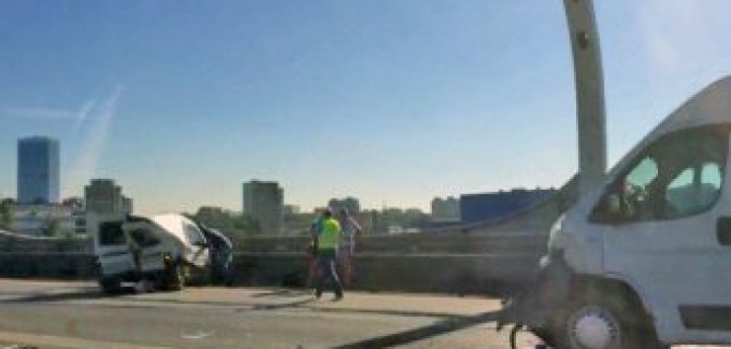 В ДТП на южном участке ЗСД пострадал человек